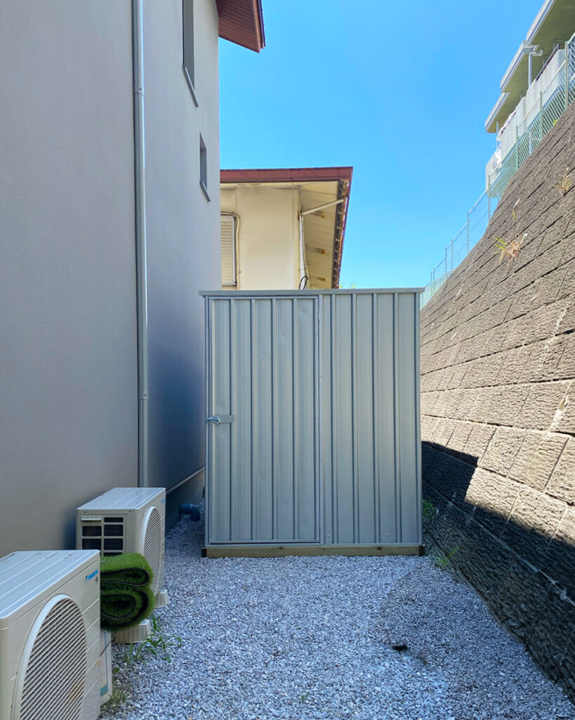 神奈川県でおしゃれなユーロ物置®の施工がありました！