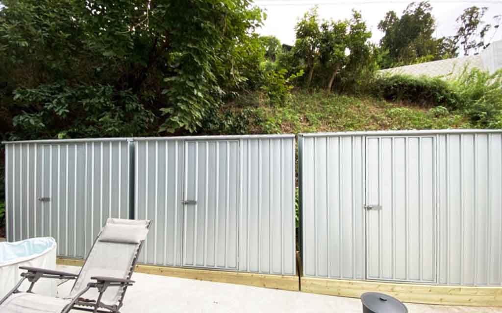 神奈川県でおしゃれなユーロ物置®の施工がありました！