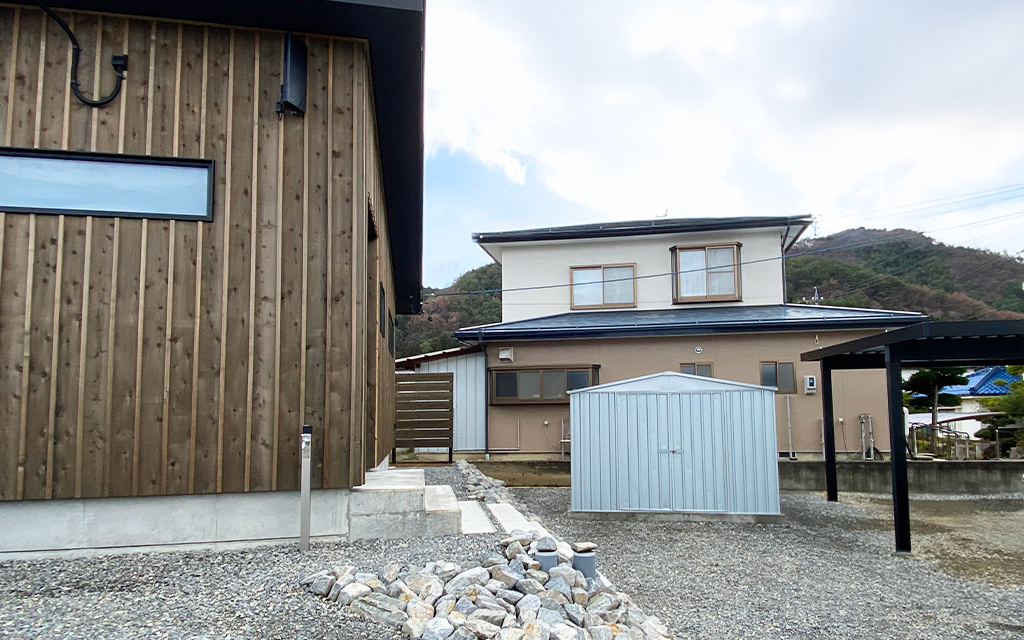 長野県でおしゃれなユーロ物置®の施工がありました！